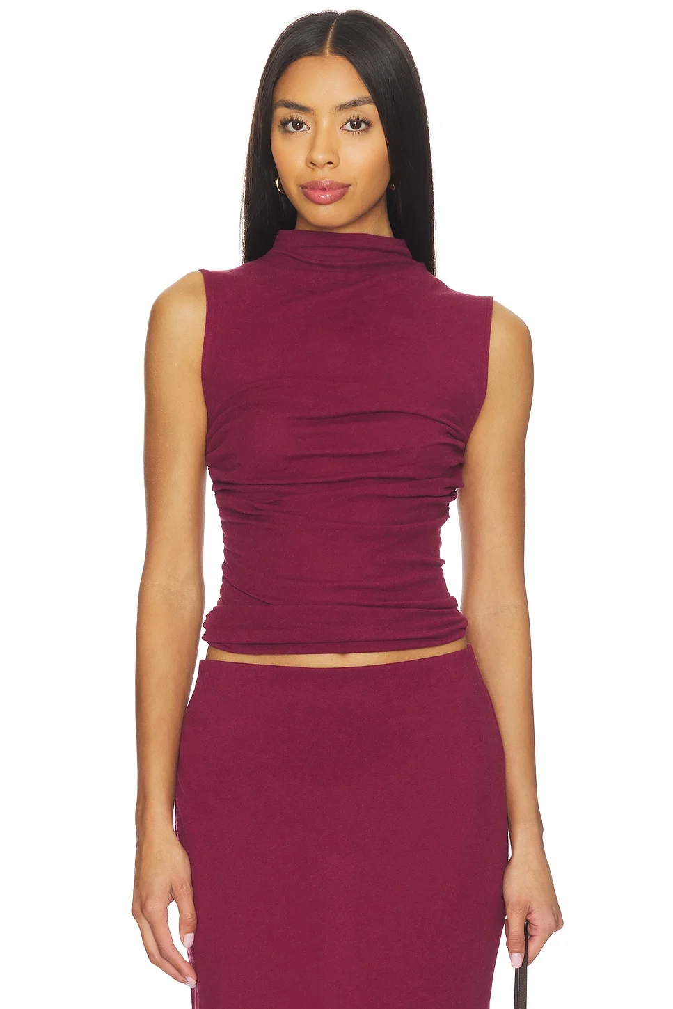 Cashmere Sleeveless Twist Top - 1