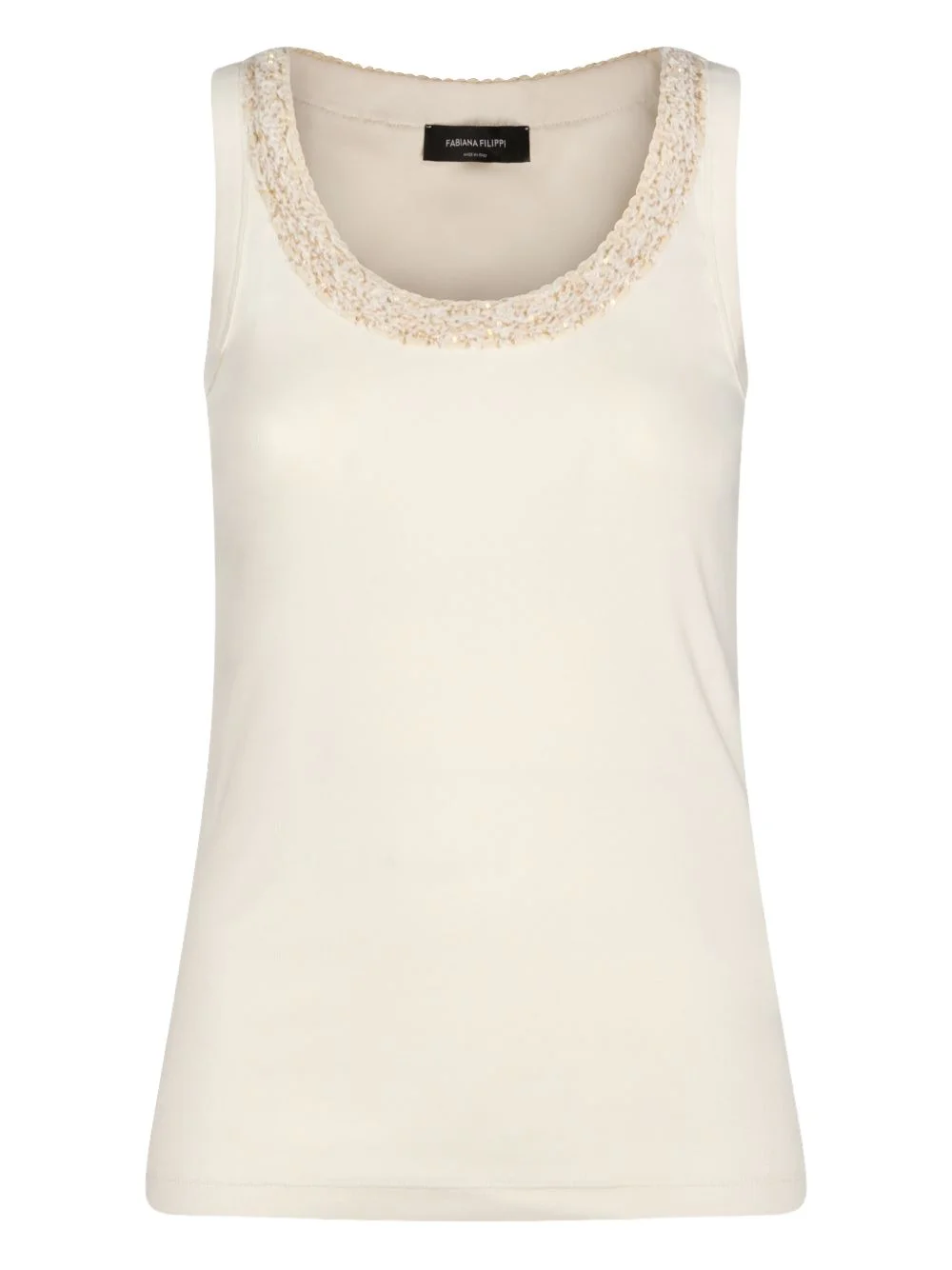 sequin-embellished top - 1