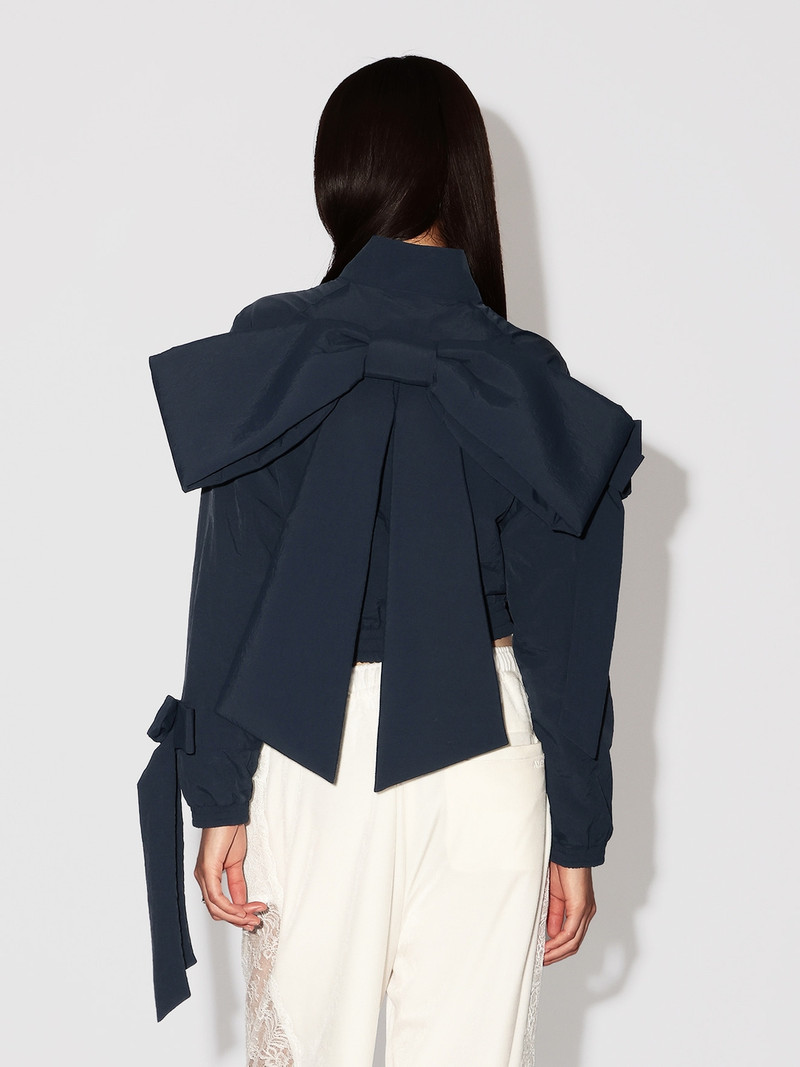 RIBBON NYLON TRACK JACKET 5