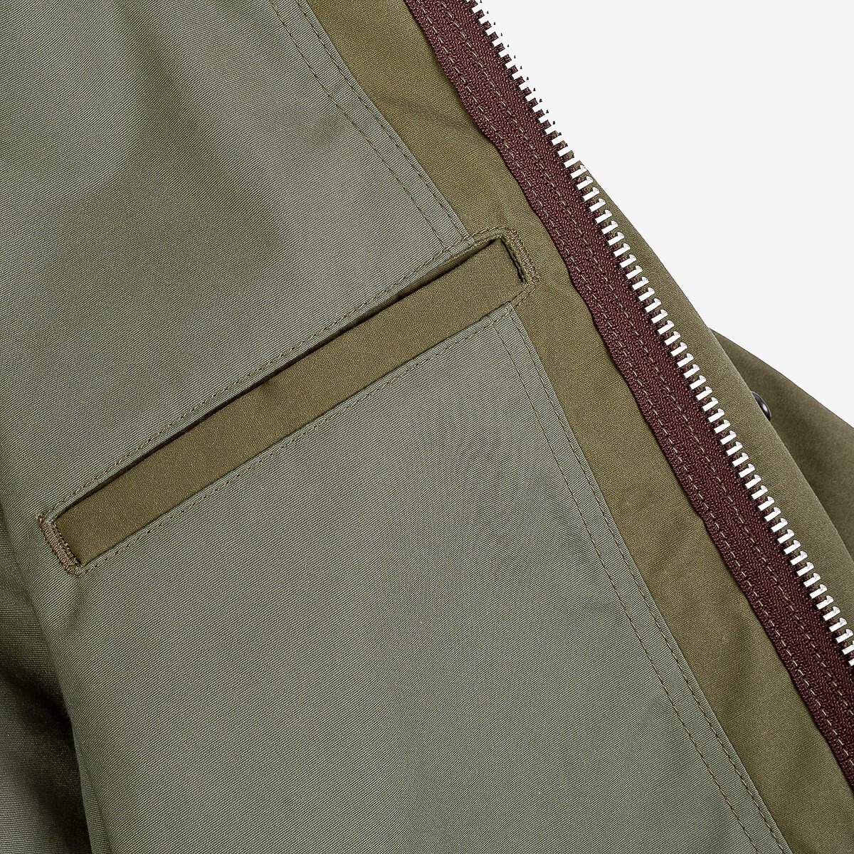 Oiled Cotton M-65 Jacket - Olive - 21