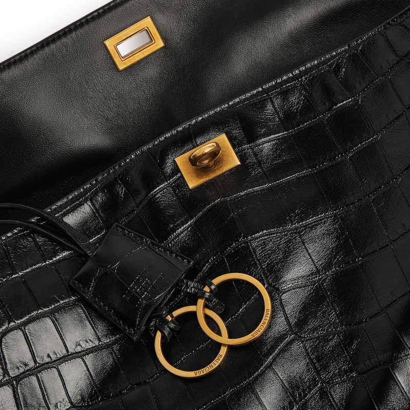 Women's Rodeo Handbag Medium in Black 7