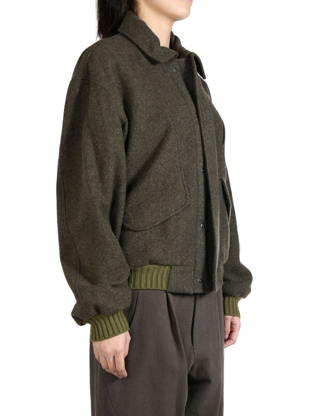 felted bomber jacket - 2