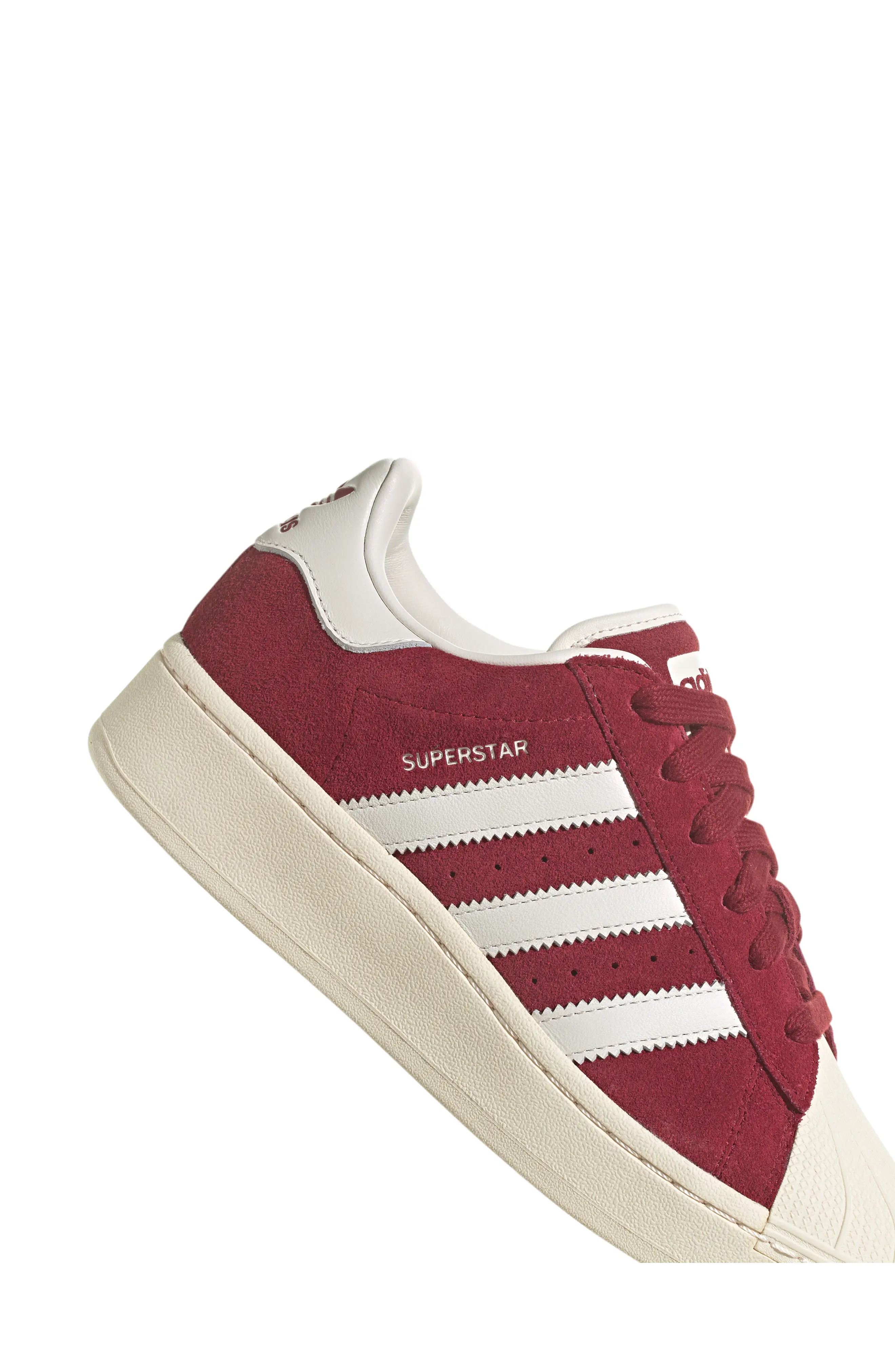 Superstar XLG Lifestyle Sneaker in Burgundy/Cream/White - 8