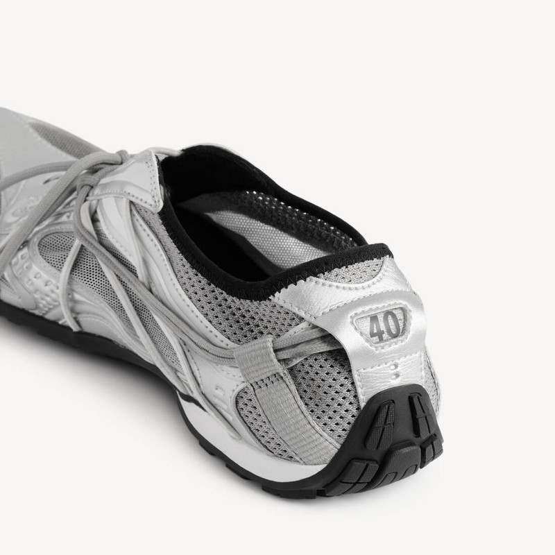 BALENCIAGA Women's Radar Slip-on Sneaker in Grey/black/white outlook
