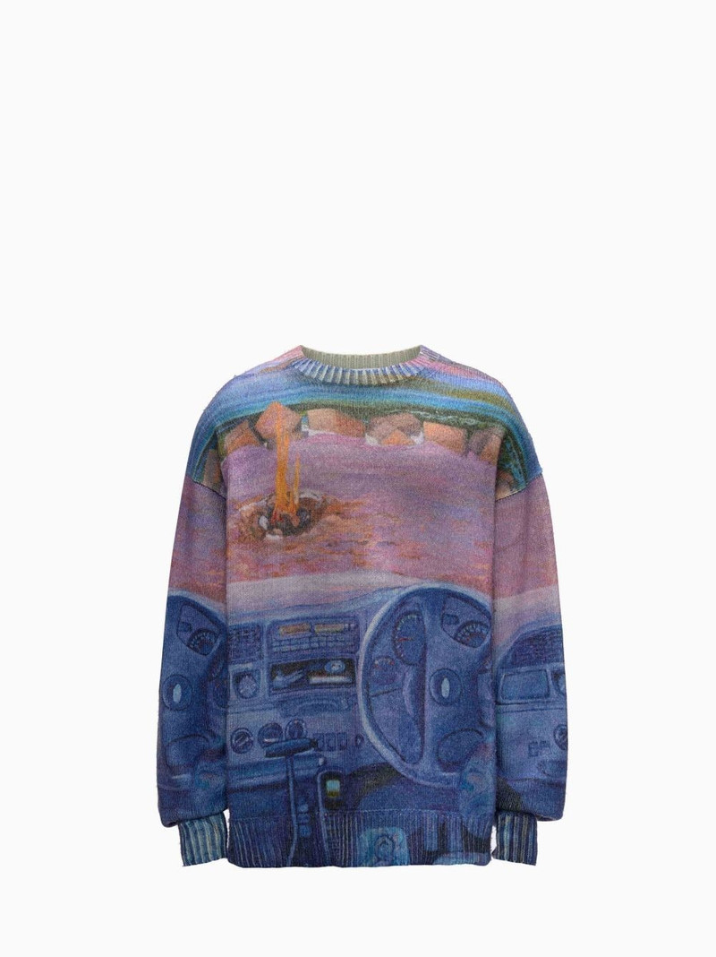 PRINTED SWEATER - 1