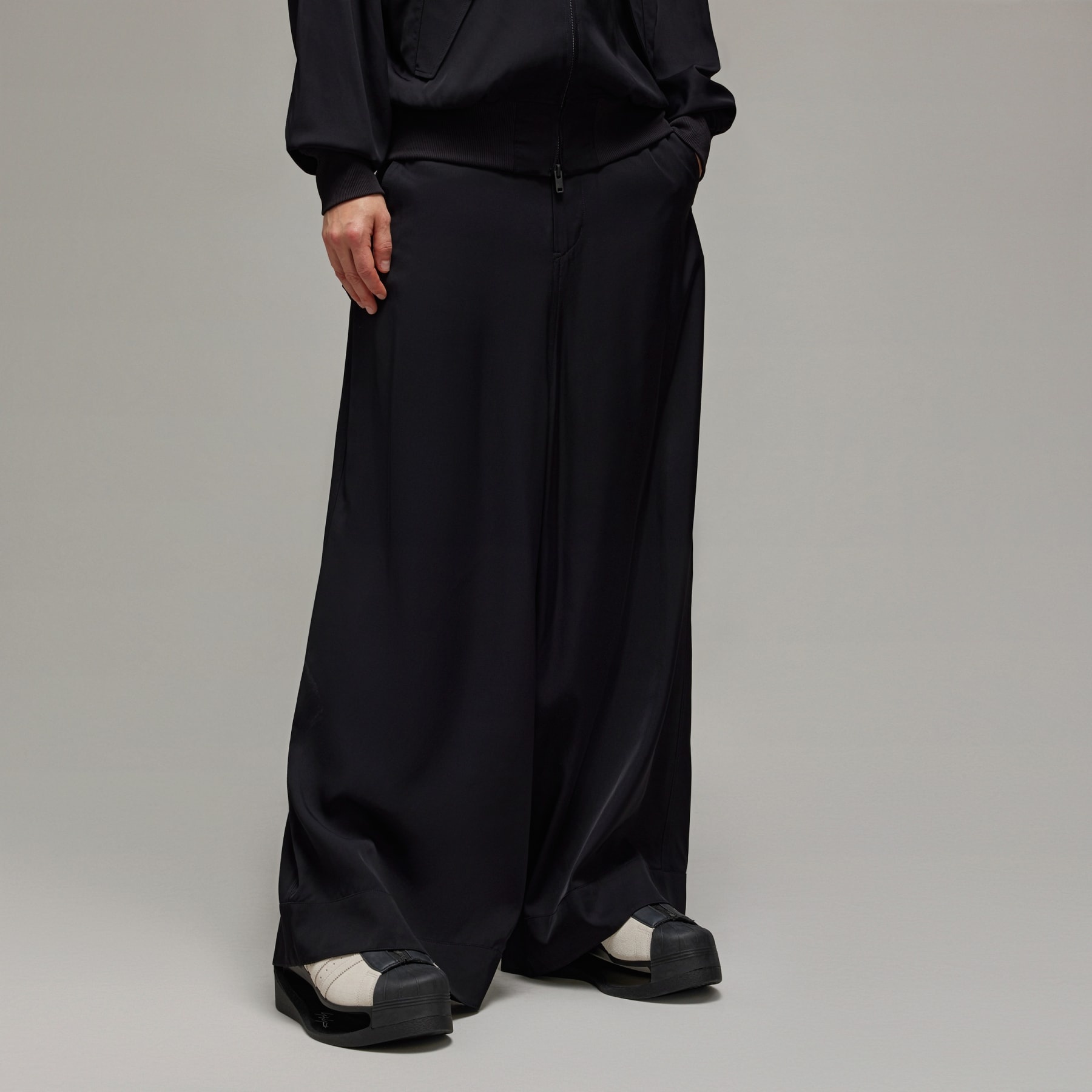 Y-3 Rayon Twill Wide Pants - 2