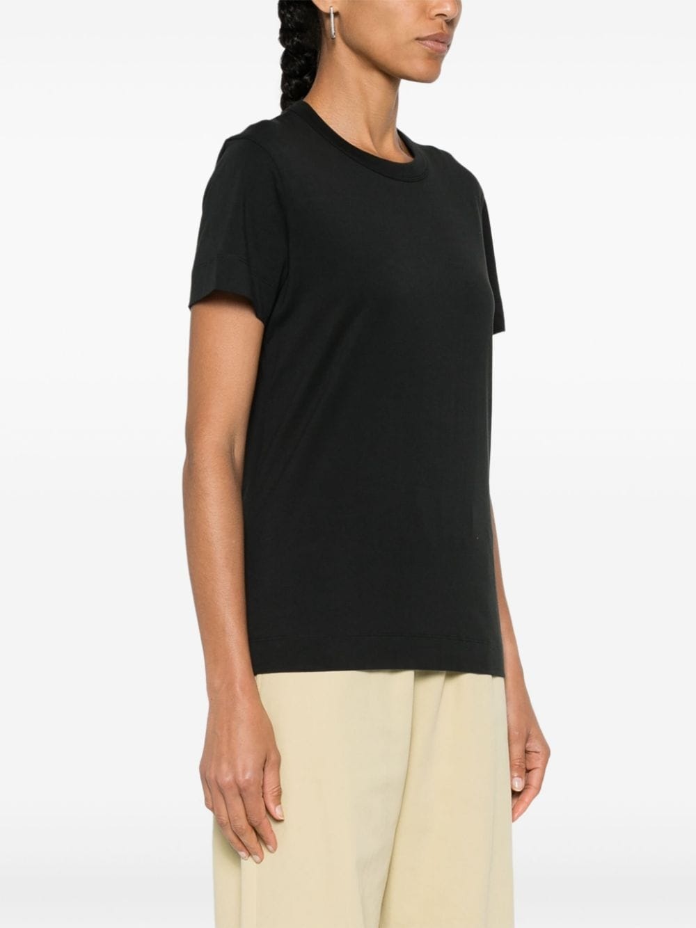 logo-appliquÃ© cotton T-shirt - 3