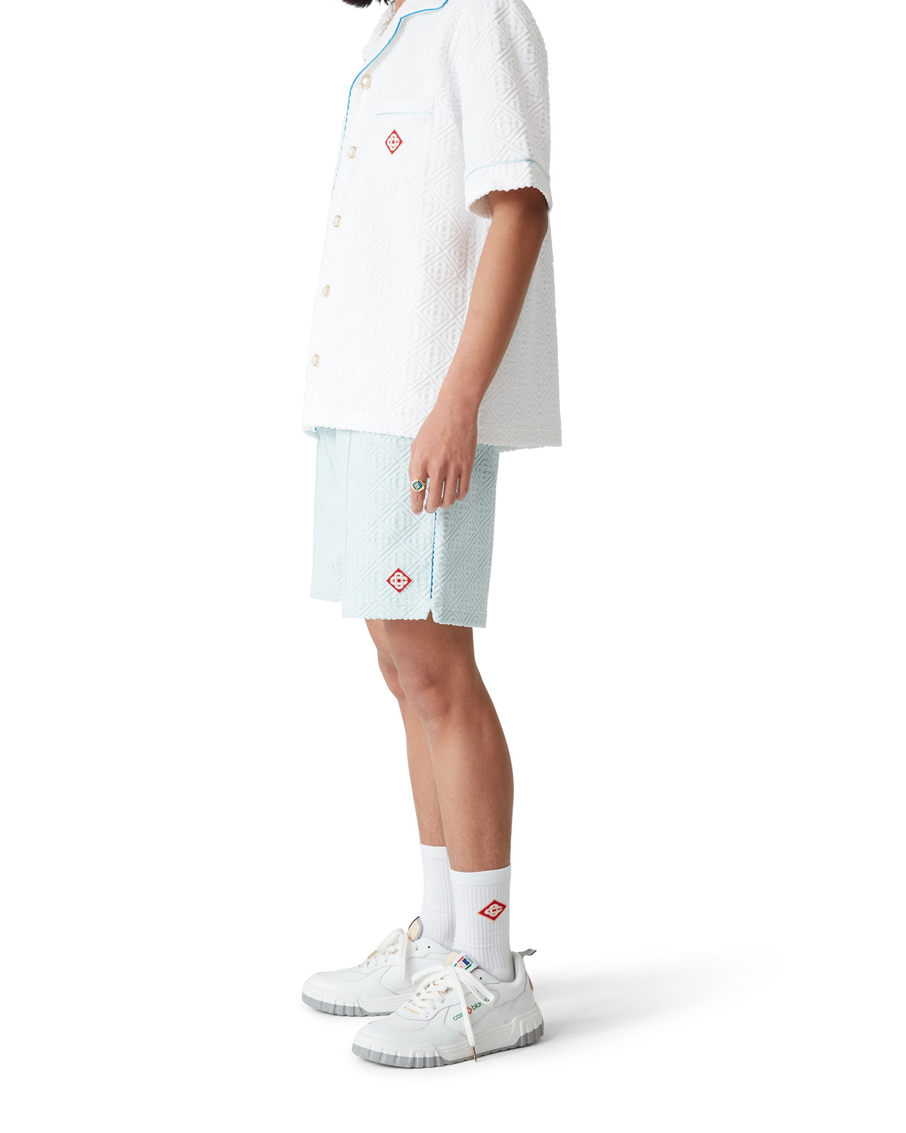 Monogram Towelling Shorts | Casablanca Paris - 4