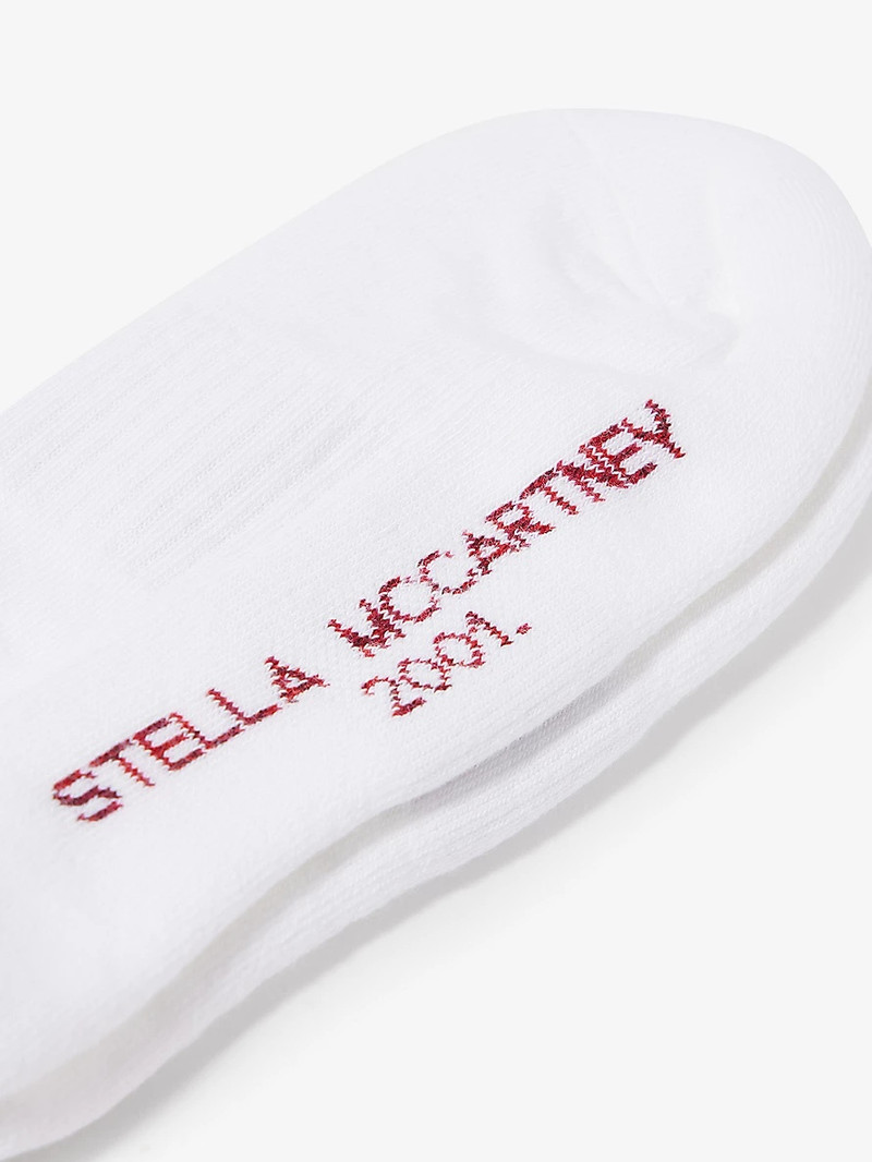Stella McCartney Branded crew-length cotton-knit socks outlook