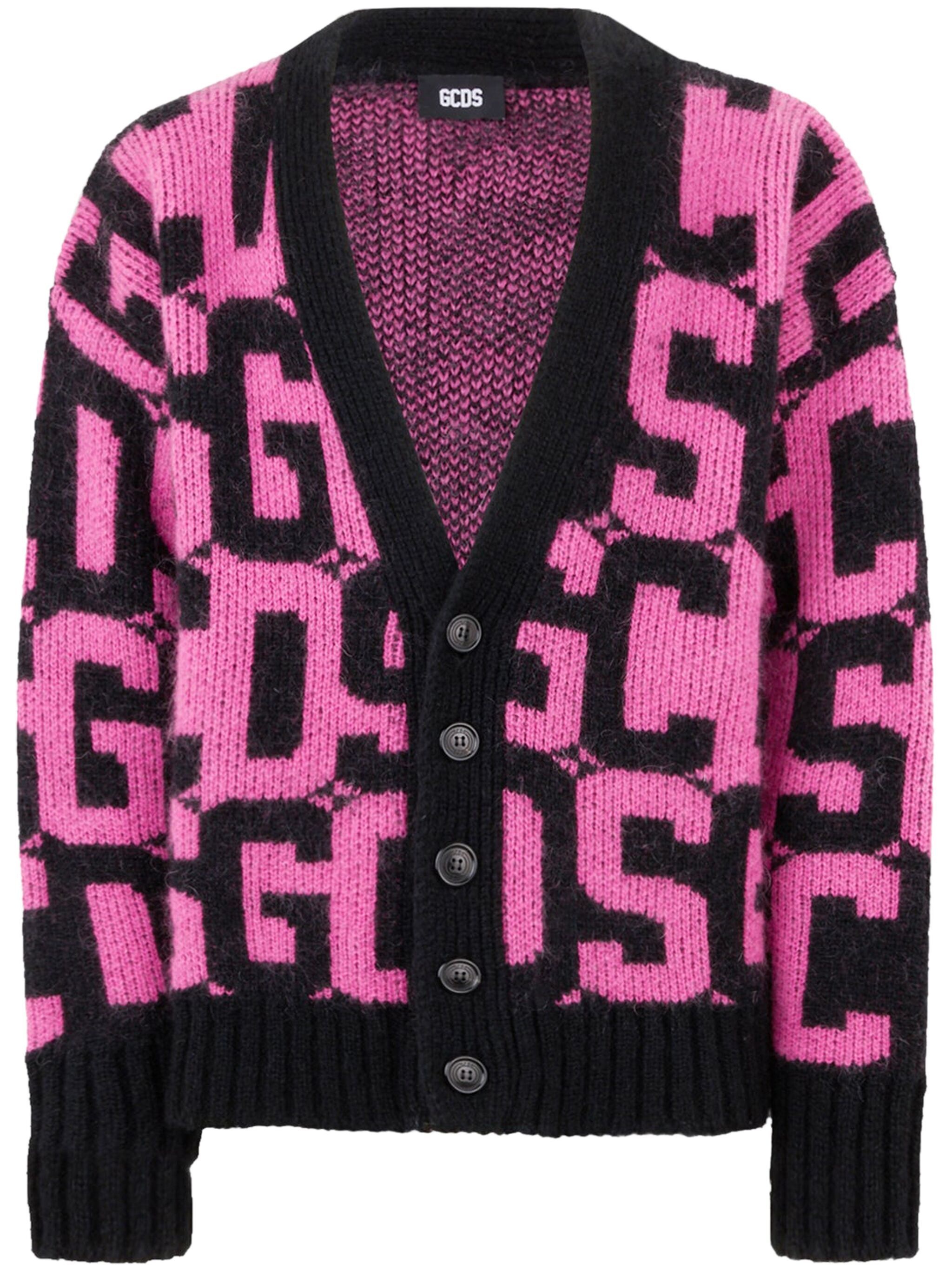 monogram-pattern cardigan - 1