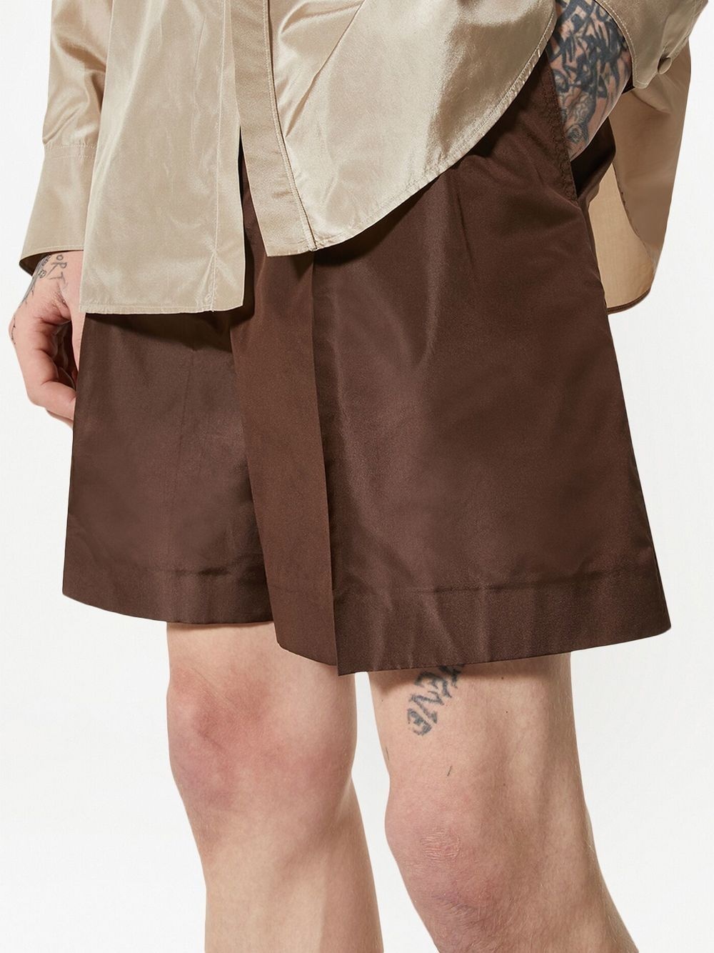 pressed-crease tailored shorts - 5