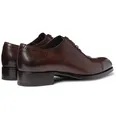 Edgar Whole-Cut Polished-Leather Brogues - 14