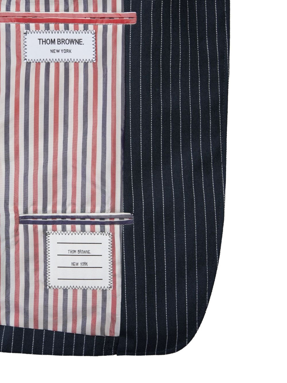 pinstriped fitted jackets - 5