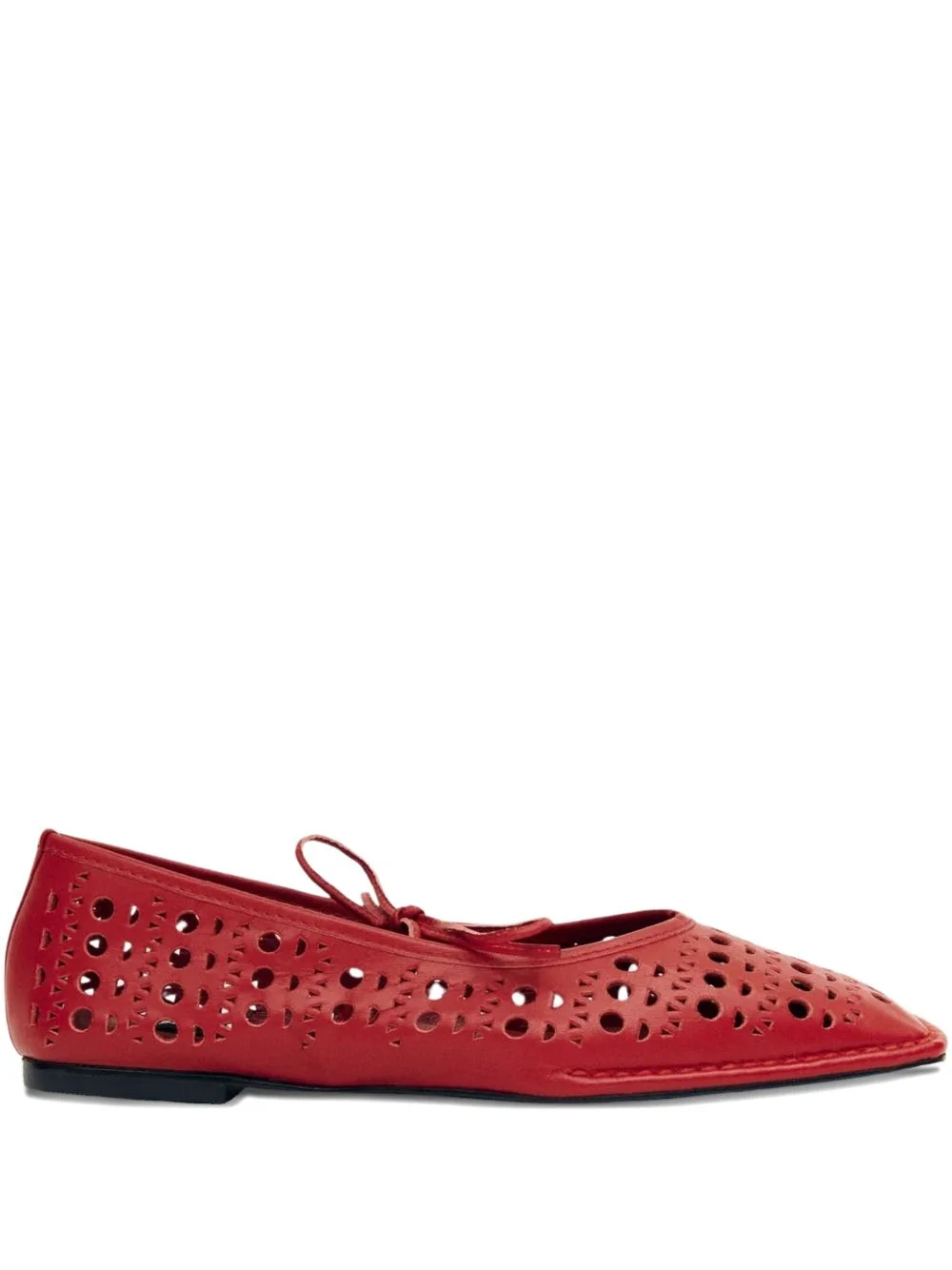 Sway Slit leather ballet flats - 1
