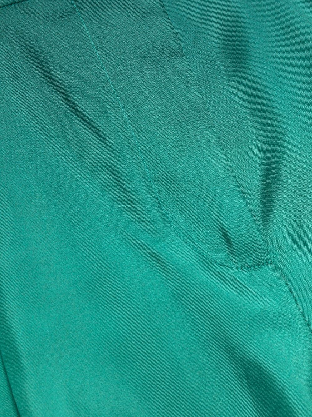 ombré-effect silk palazzo trousers - 7
