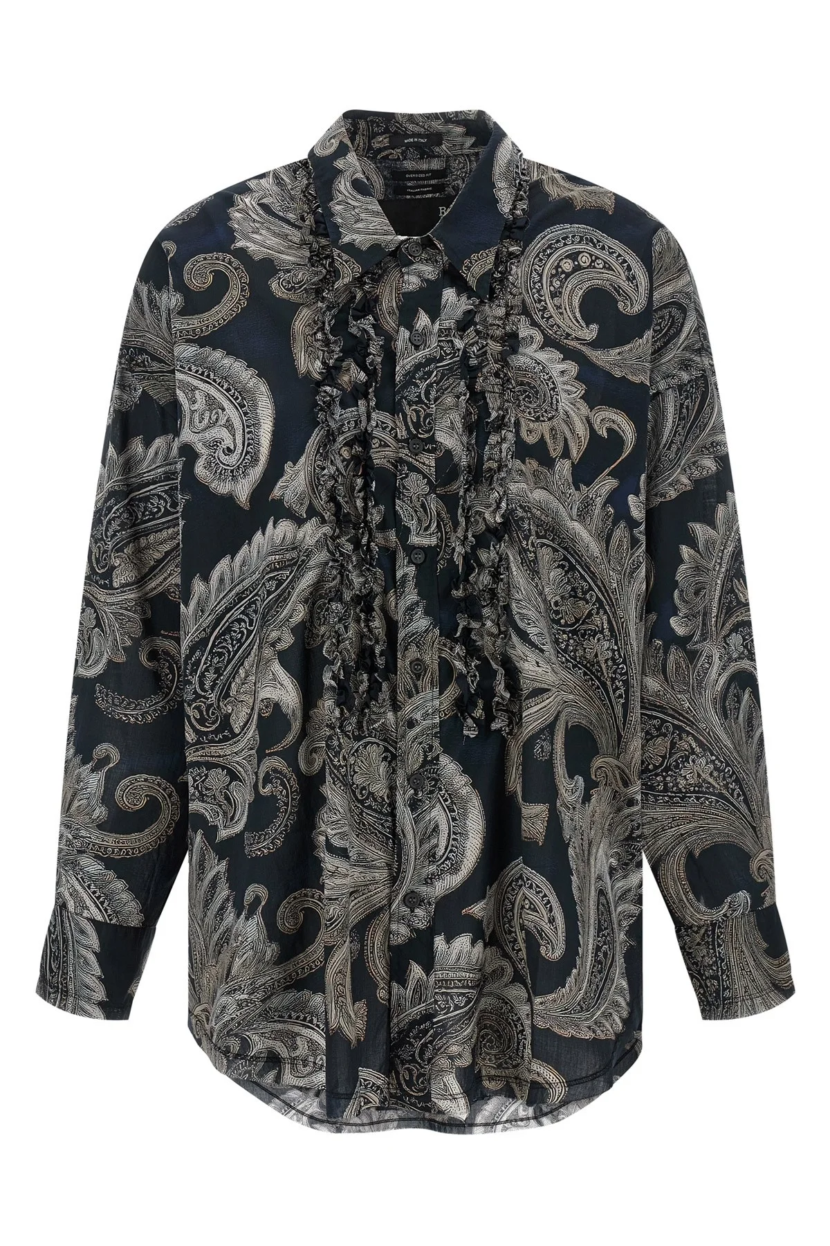 Paisley print shirt - 1