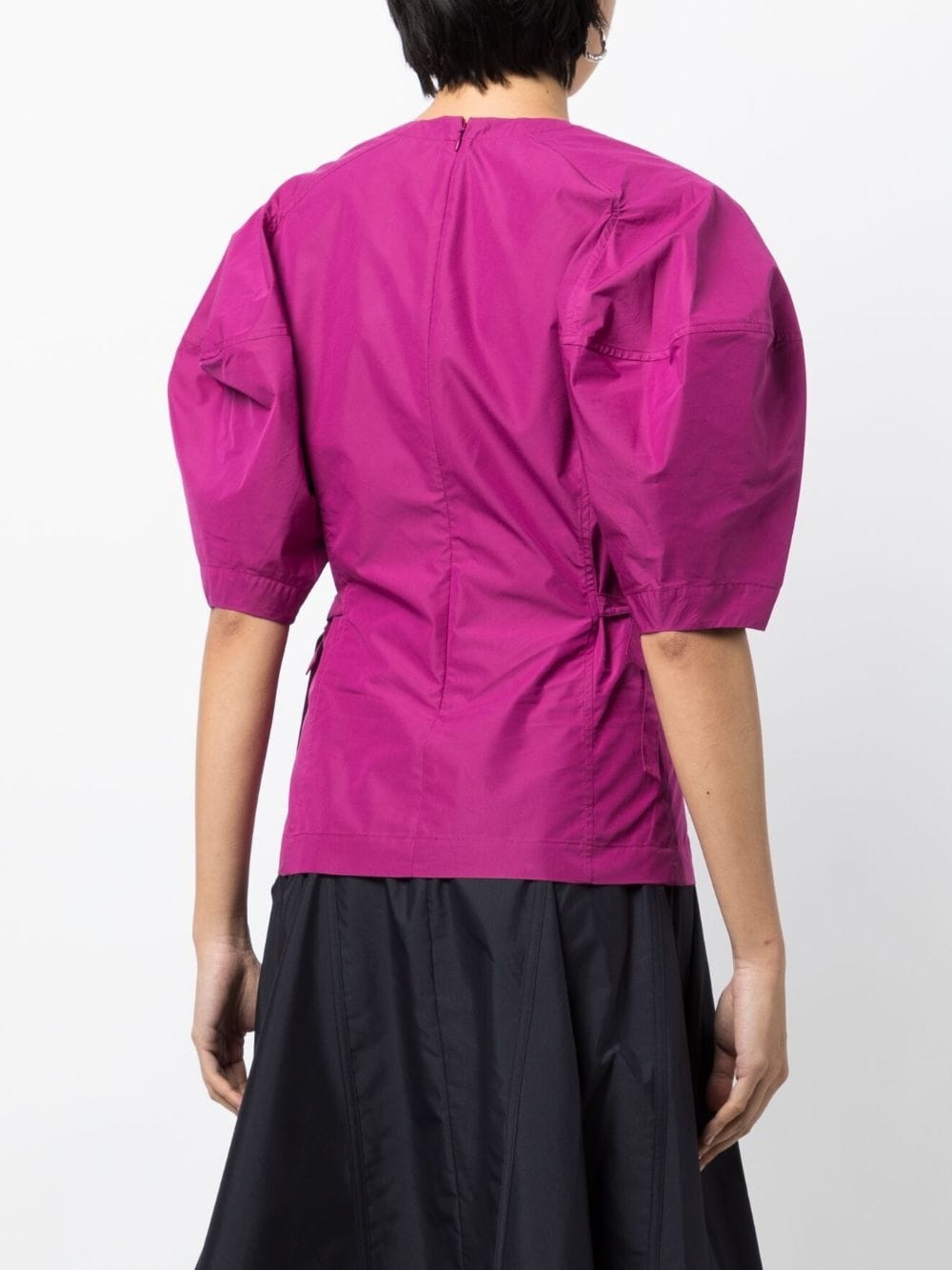 V-neck short-sleeve top - 4