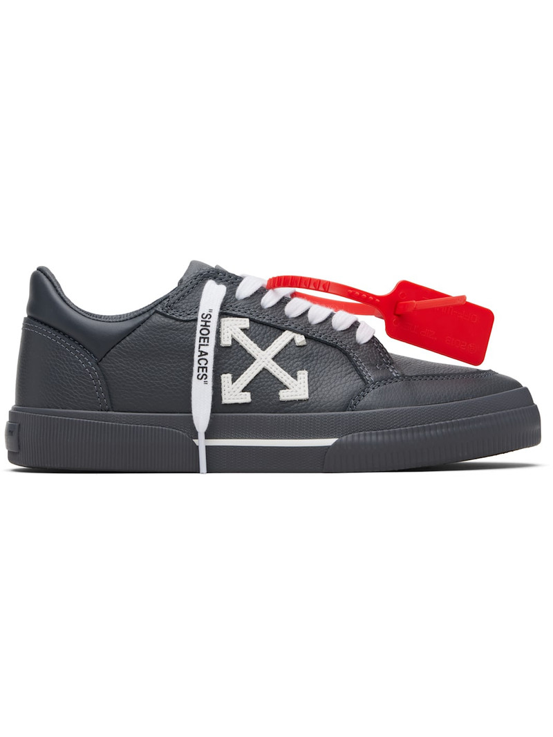 Gray Vulcanized Low Sneakers 1