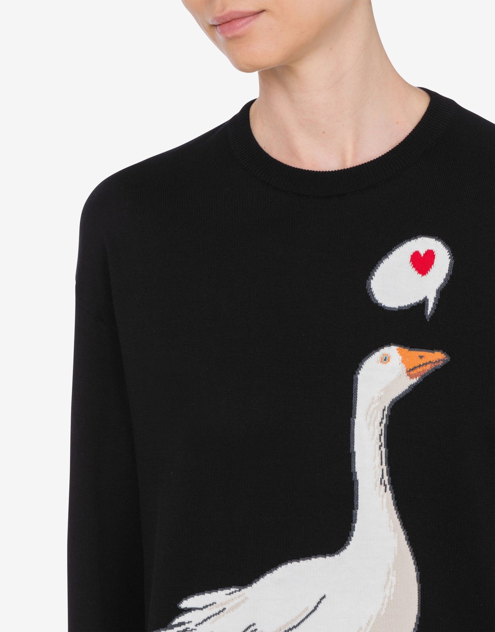 COTTON KNIT DRESS GOOSE - 3