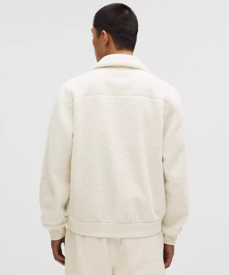 Lunar New Year Textured Fleece Bomber Jacket 3