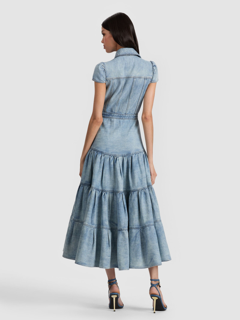 Alice + Olivia PATSY MIDI DRESS outlook