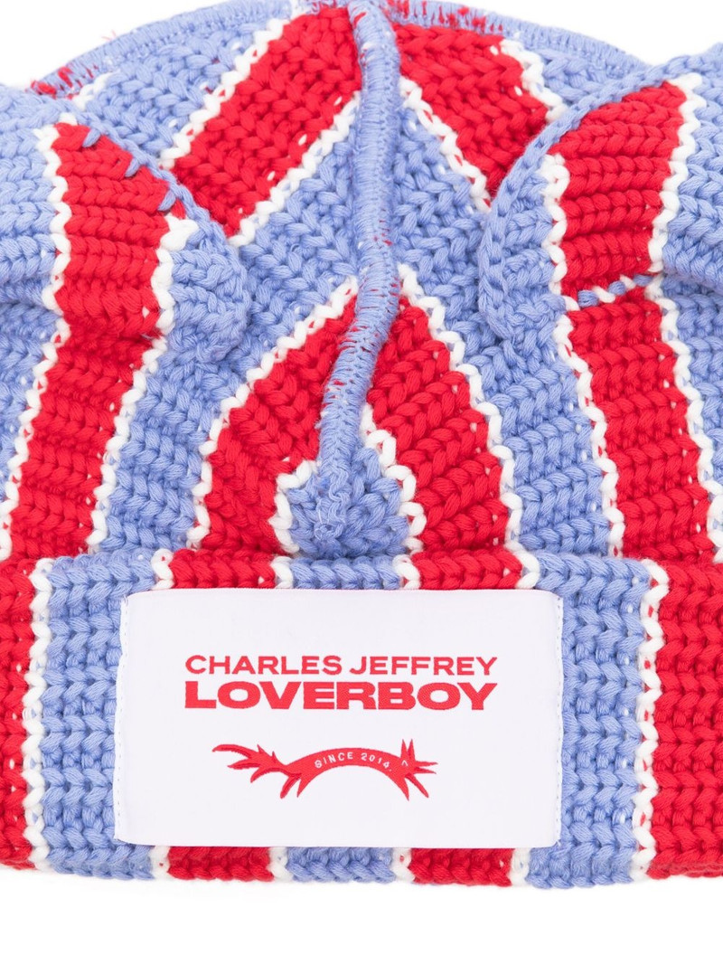 CHARLES JEFFREY LOVERBOY Chunky Ears beanie hat outlook