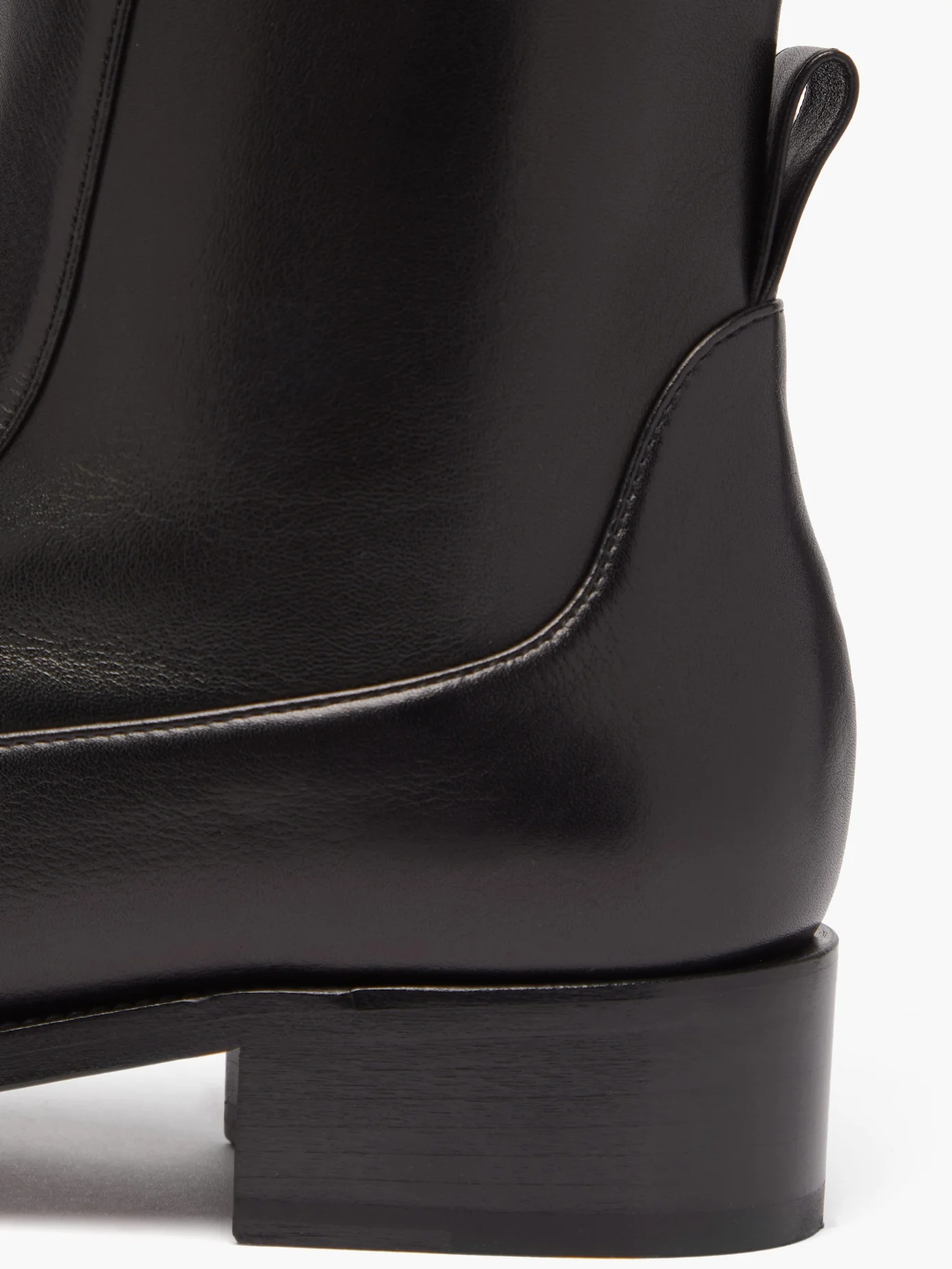 Tagastretch leather knee-high boots - 6