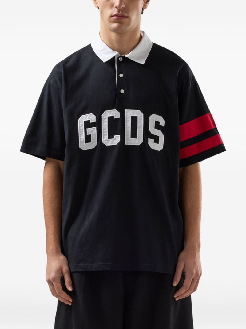 logo striped polo shirt 3