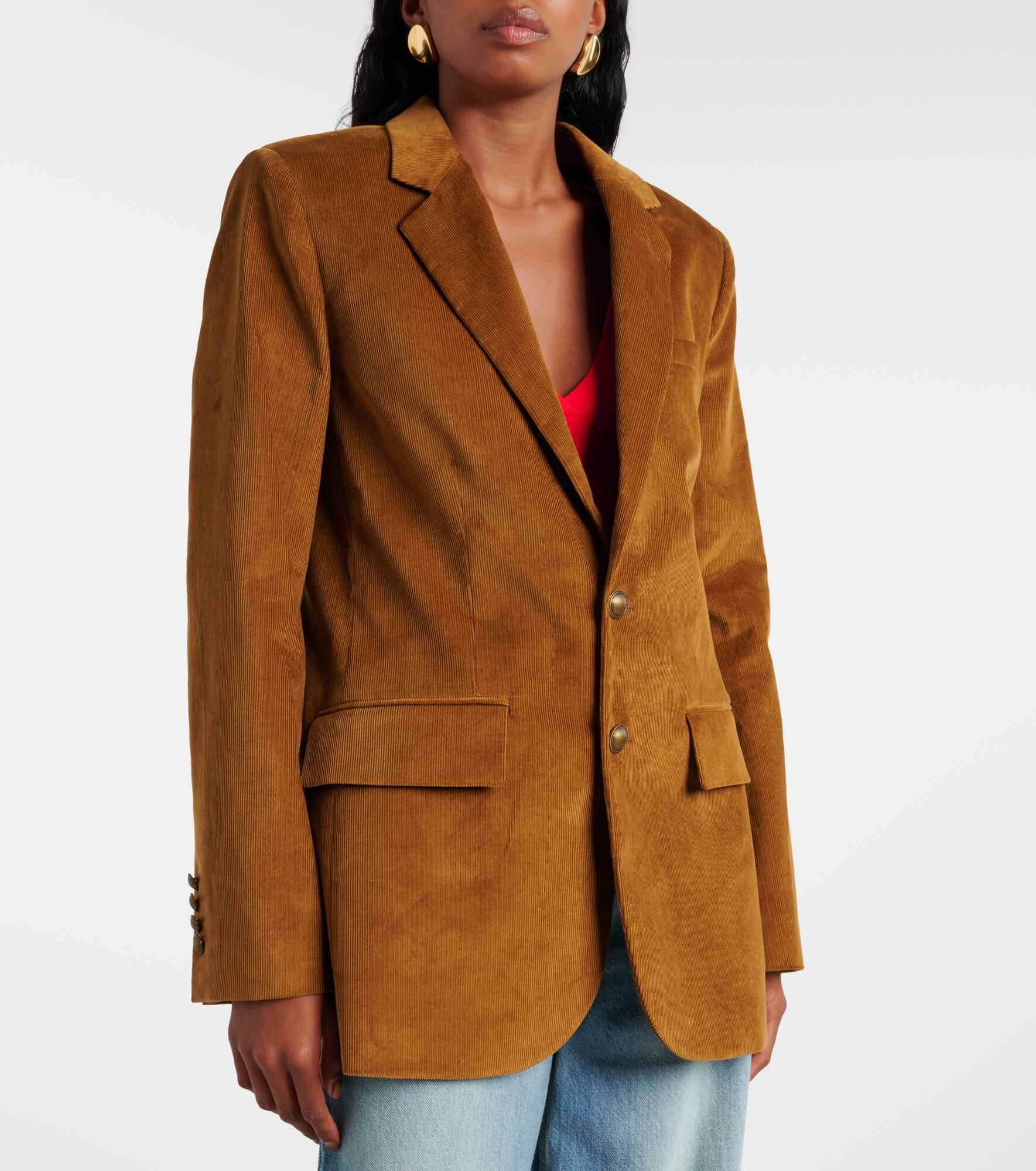 Everyday Cord cotton corduroy blazer - 4