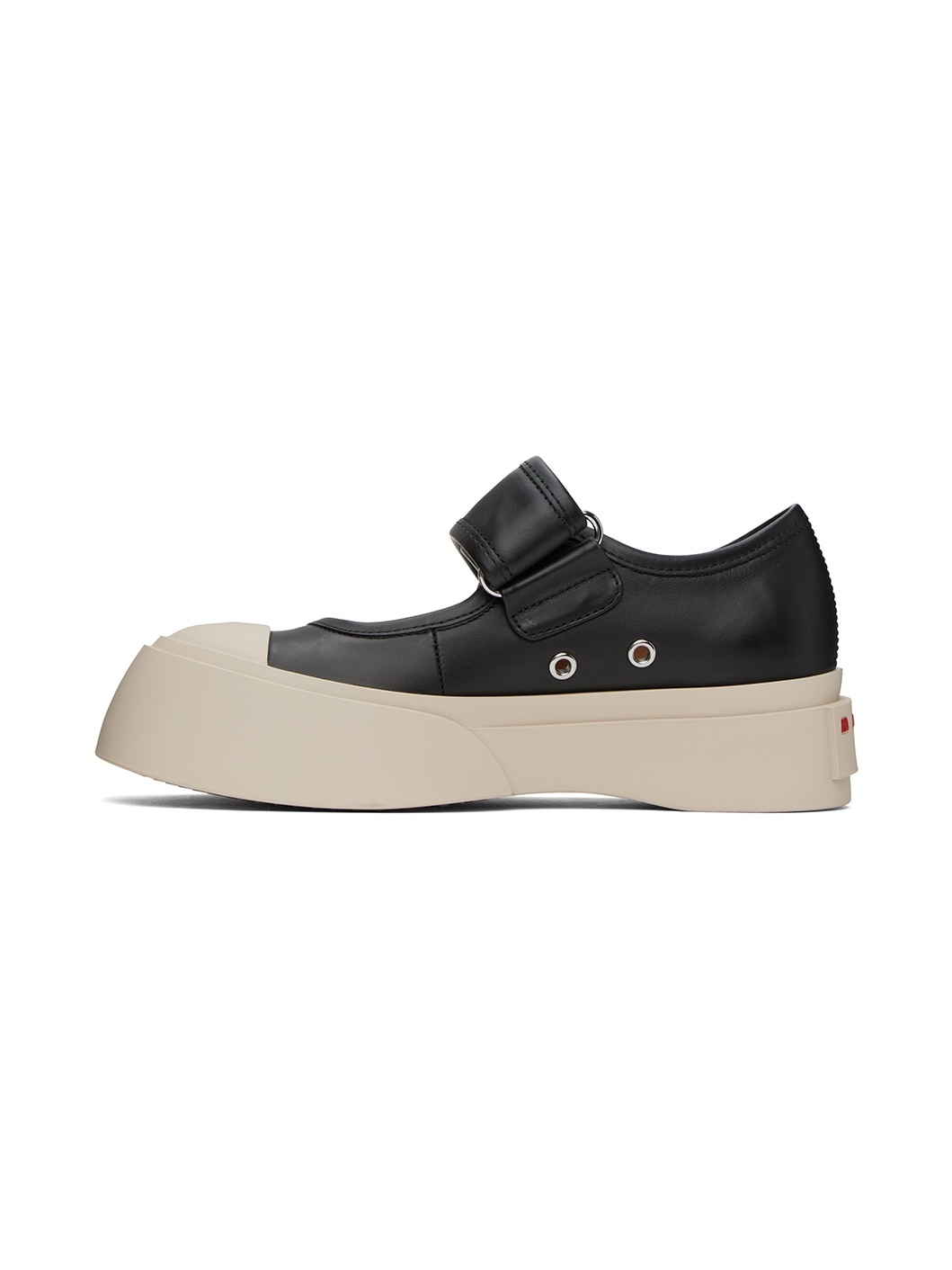 Black Pablo Mary Jane Ballerina Flats - 3
