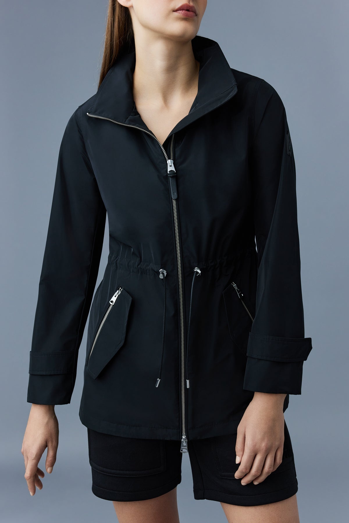 【Mackage】取り外し可能ビブ付き MELANY 2-in-1レインパーカー Mackage】MELANY 2-in-1 with removable bib レインパーカー