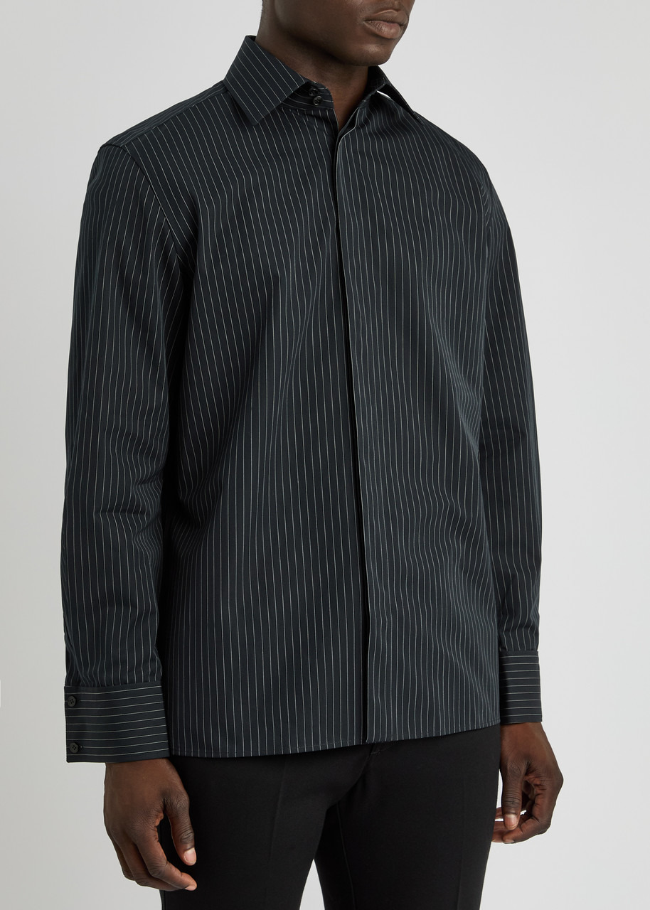 Saint Laurent Stripe Cotton Shirt - 2