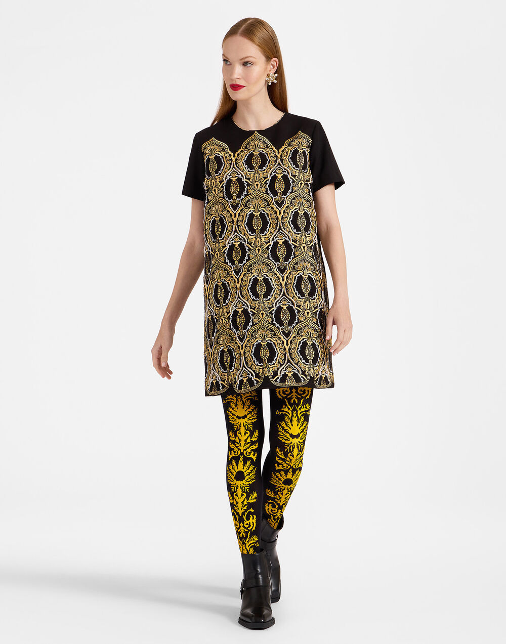 Flocked Tights - 3