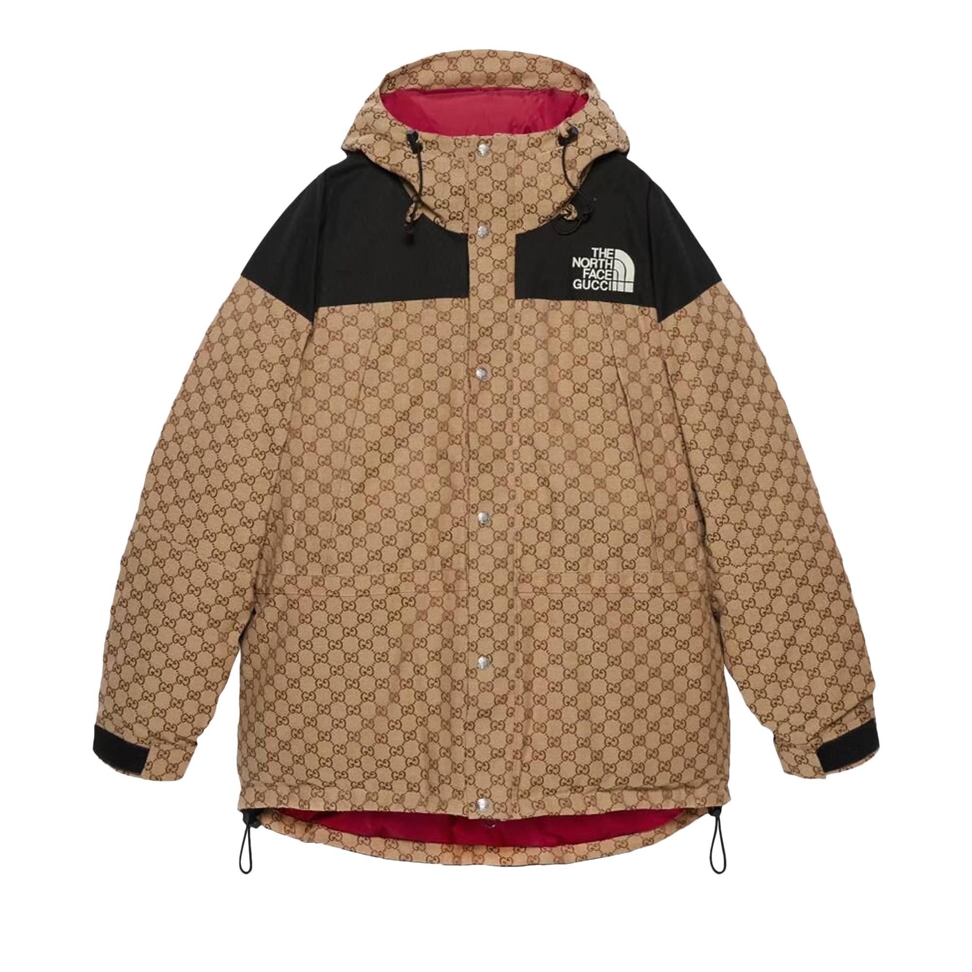 Gucci x The North Face Down Jacket 'Beige/Ebony/Black' - 1