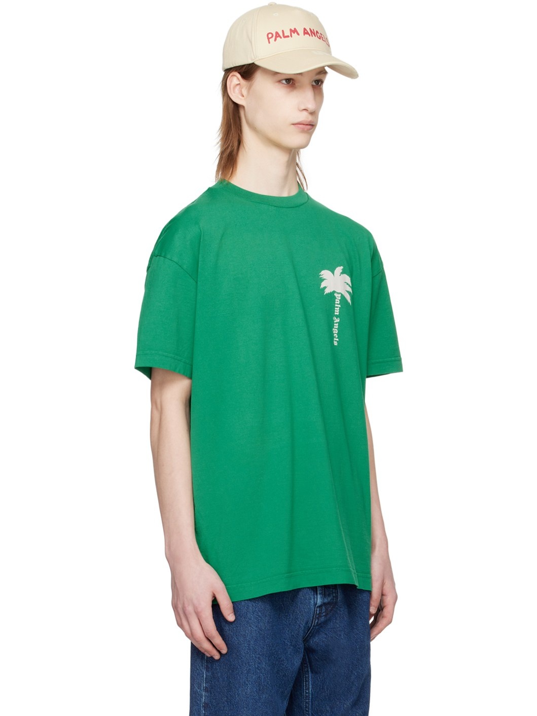 Green 'The Palm' T-Shirt - 2