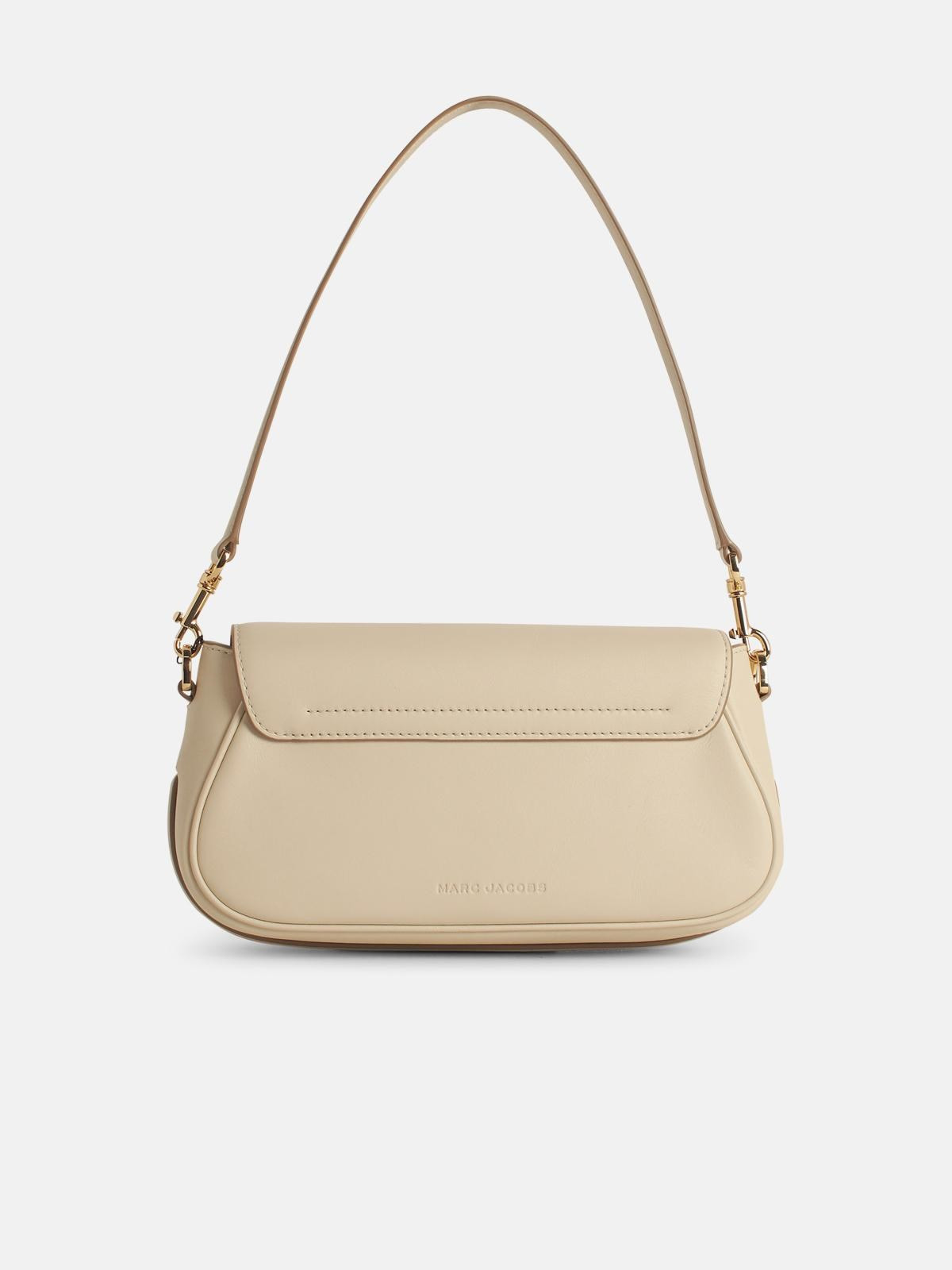 'MARC' CREAM LEATHER BAG - 3