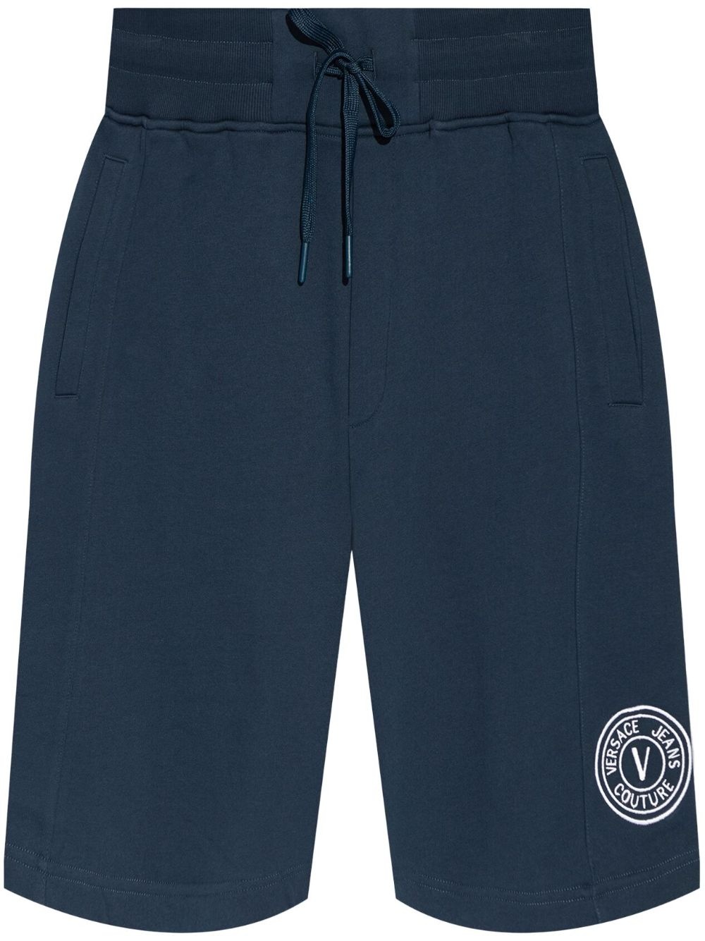 logo-embroidered track shorts - 1