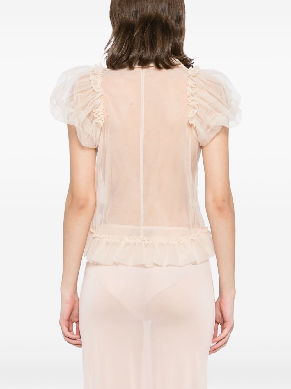 puff-sleeved shirt - 4