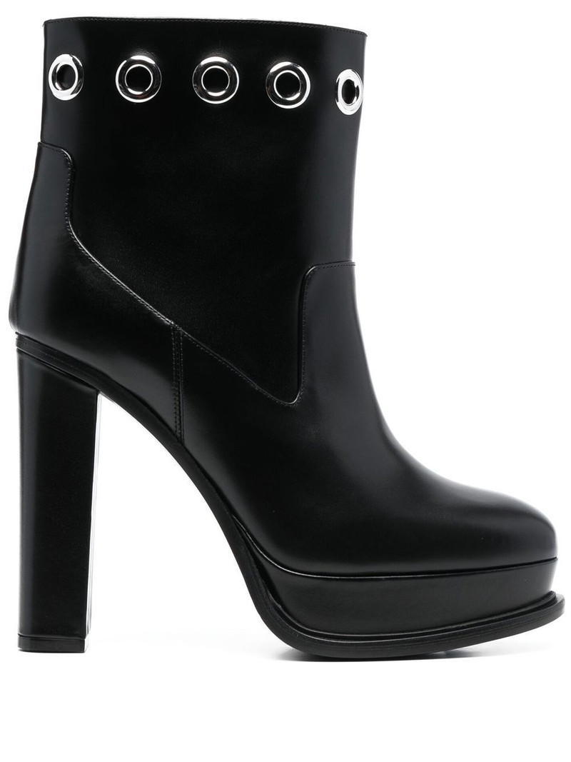 130mm platform-sole eyelet boots 1