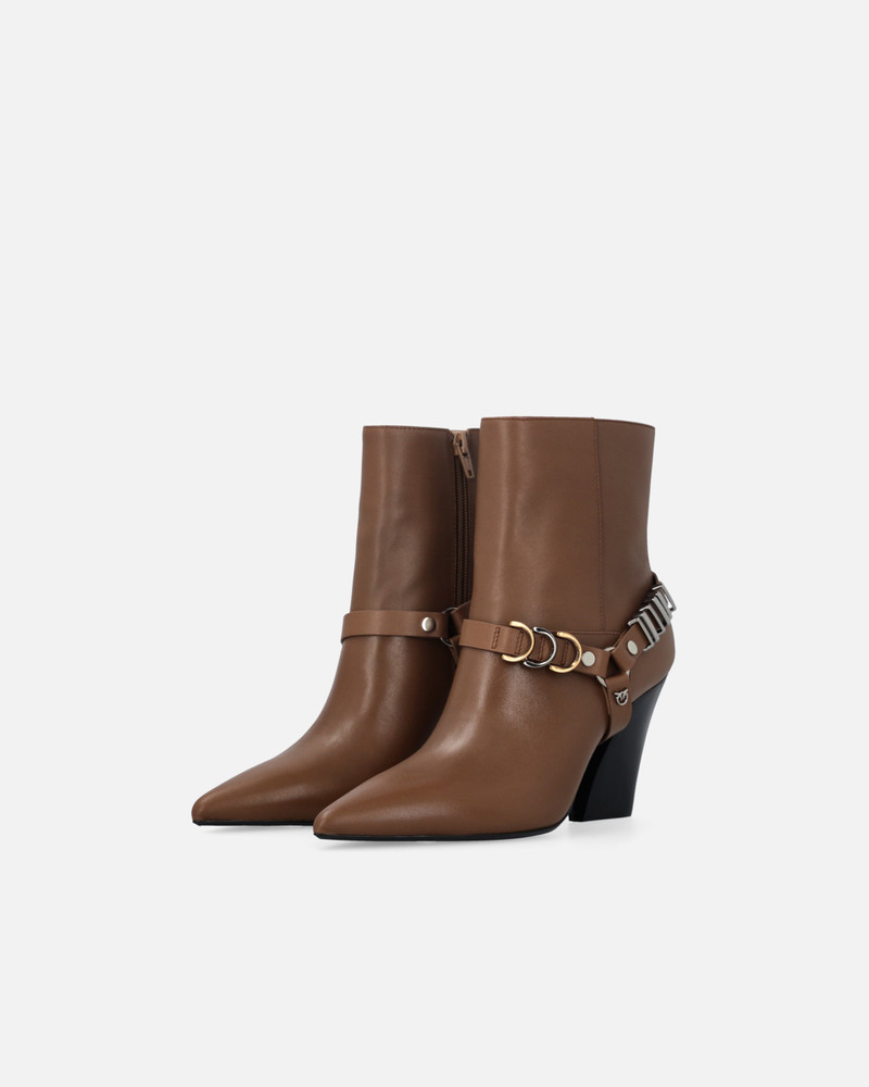 BOOTIES WITH METAL INSERTS AND LOVE BIRDS LOGO 6