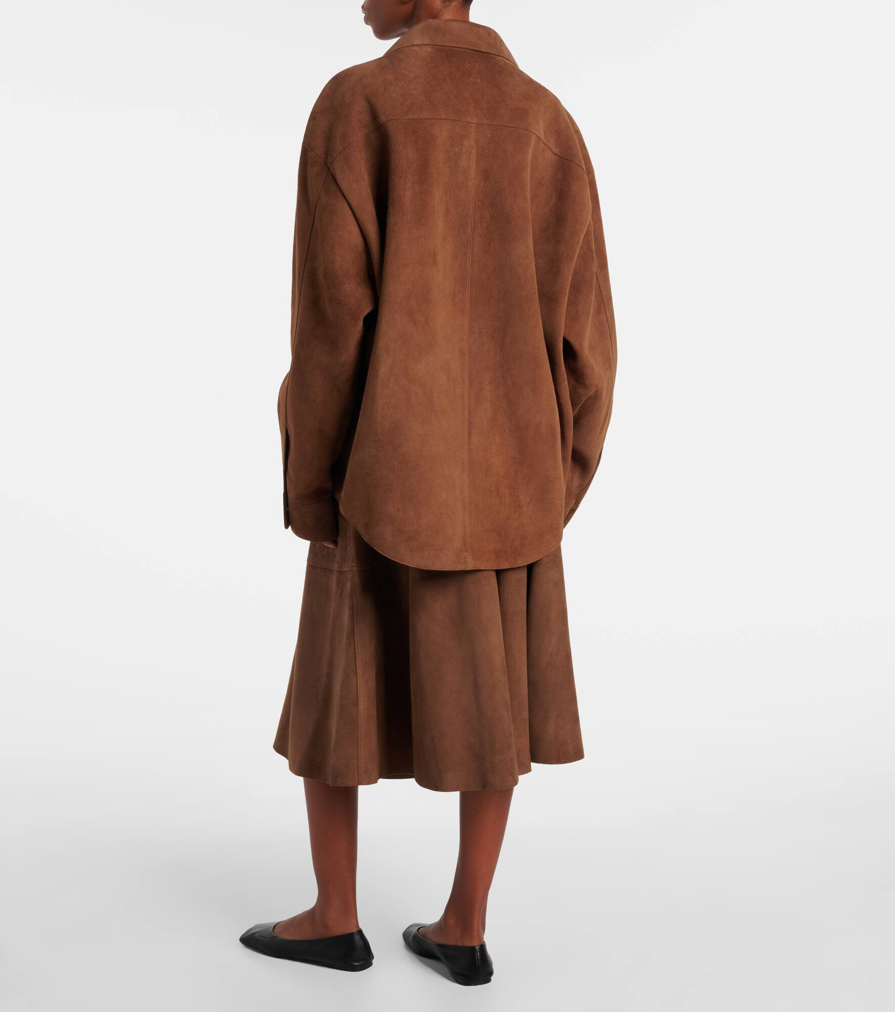 Suede overshirt - 3