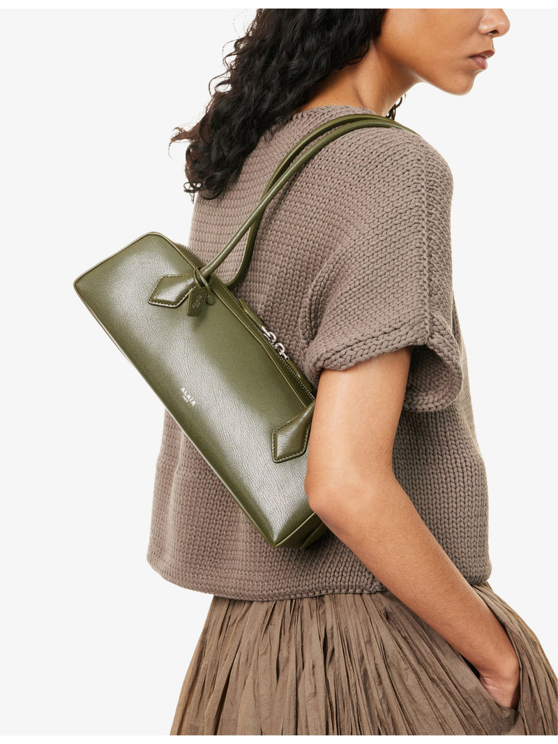 Alaïa Le Teckel Medium Leather Shoulder Bag outlook
