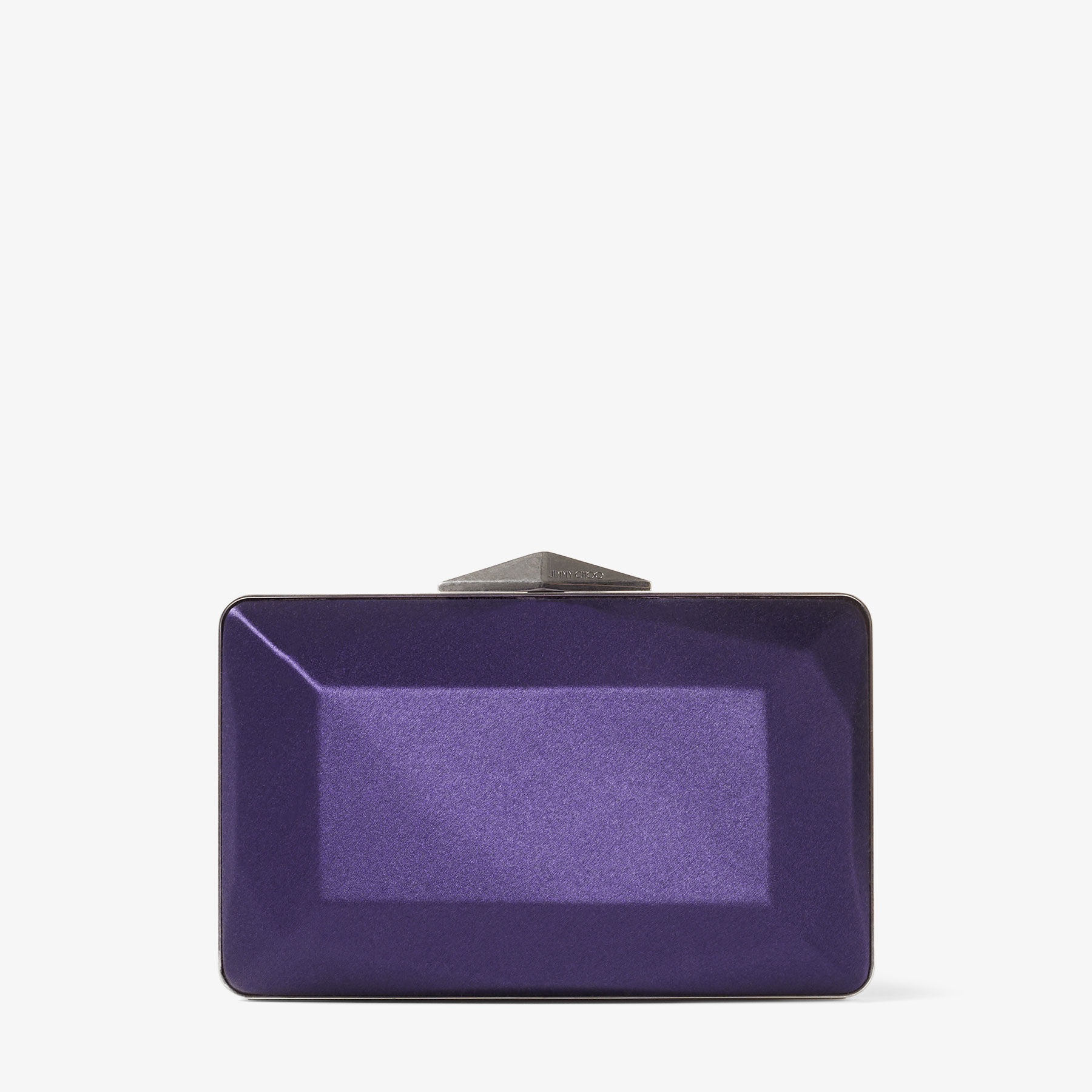 Diamond Box Clutch
Cassis Satin Box Clutch Bag - 1