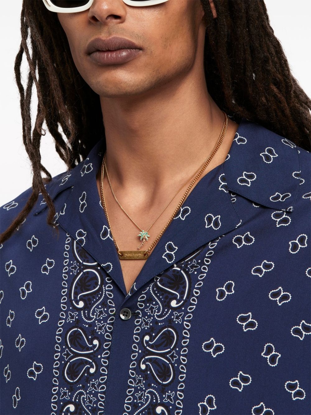 paisley-print long-sleeve shirt - 6