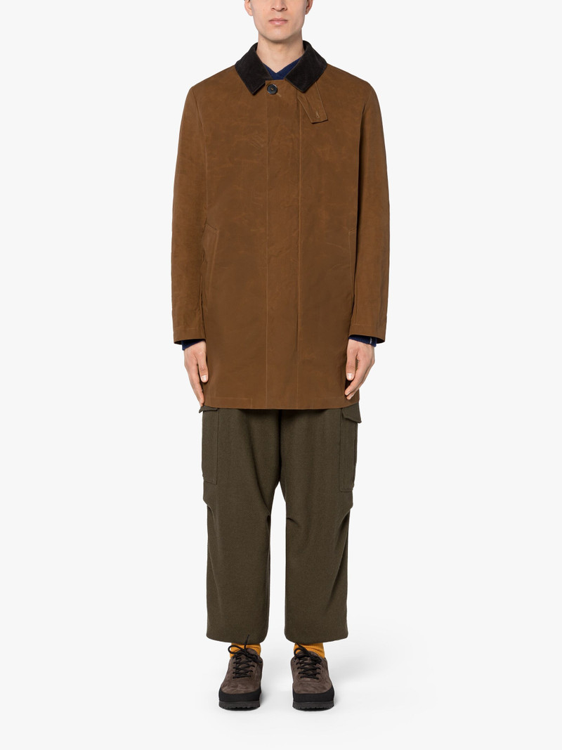 Mackintosh NORFOLK BROWN WAXED COTTON COAT outlook