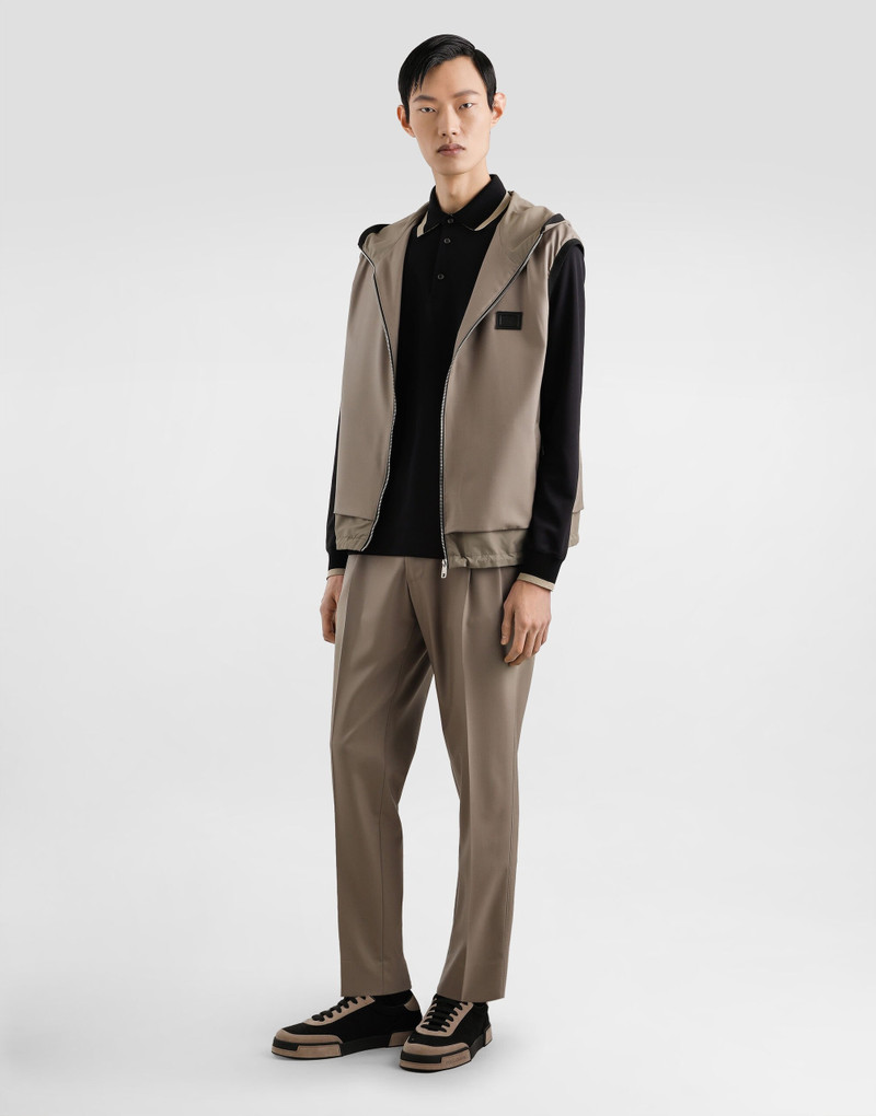 Dolce & Gabbana Double-fold wool canvas trousers outlook