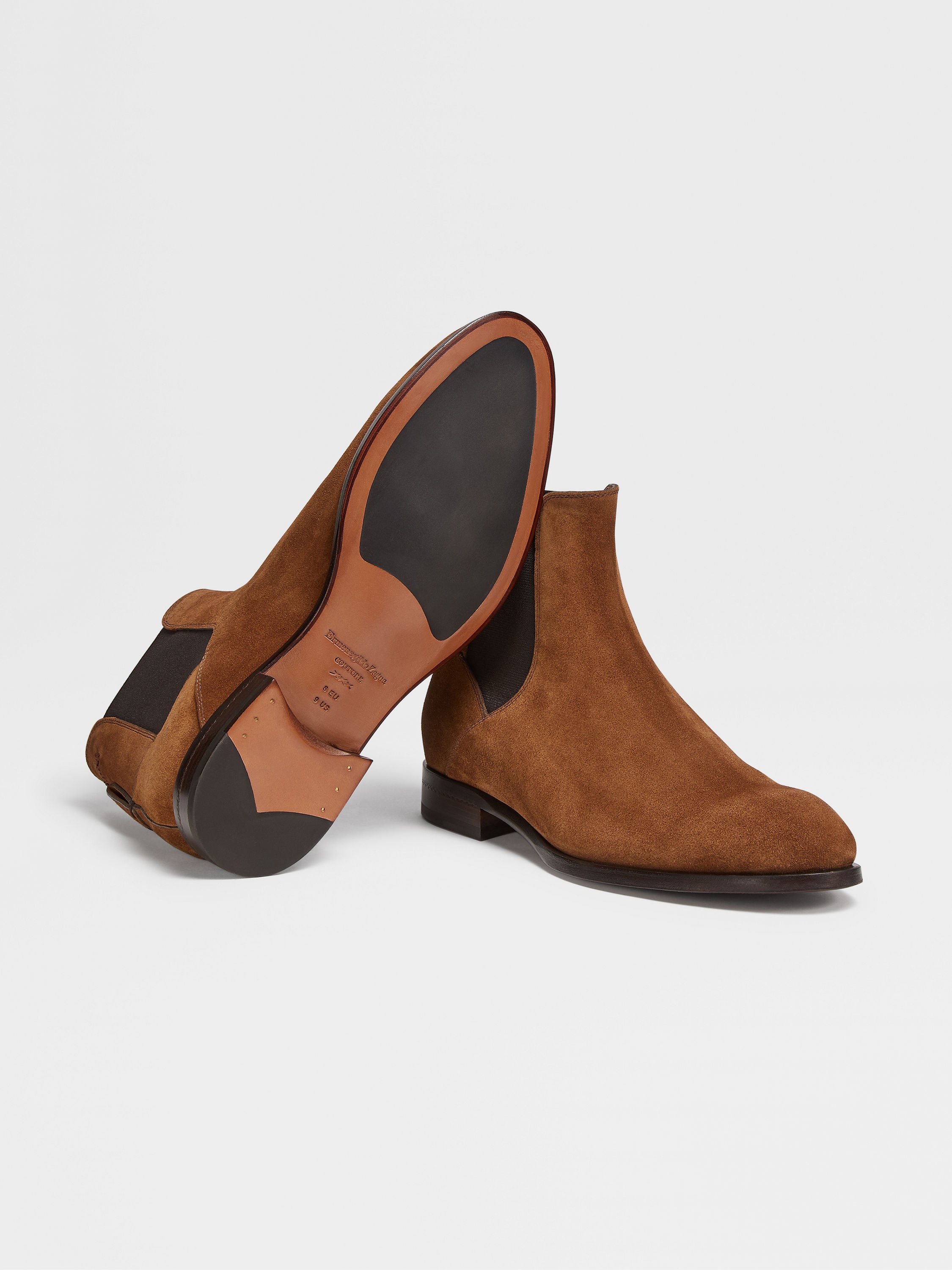CIGAR SUEDE VIENNA BLAKE CHELSEA BOOTS - 2