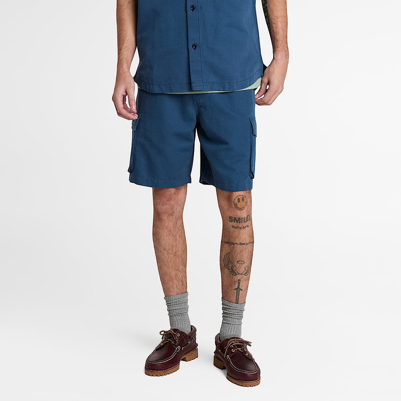 Timberland Men's Cotton Linen Utility Short outlook