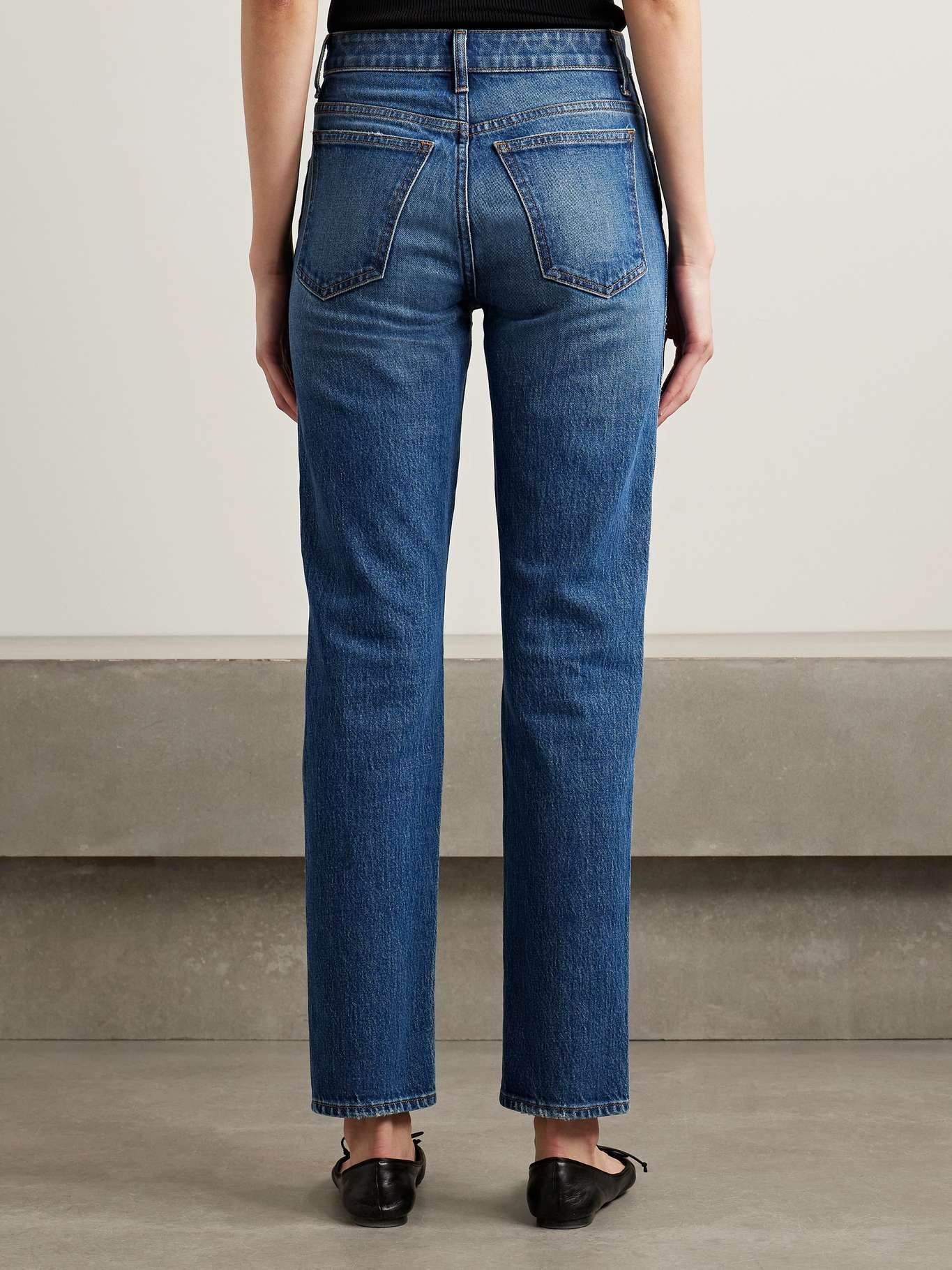 Viv high-rise slim-leg jeans Mid denim - 4