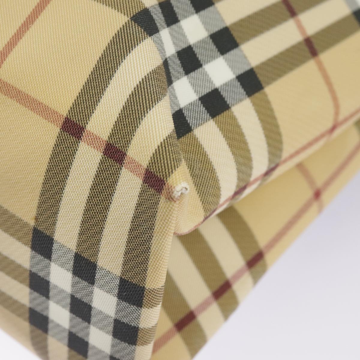 Burberry Nova Check Tote Bag Pvc Beige - 14